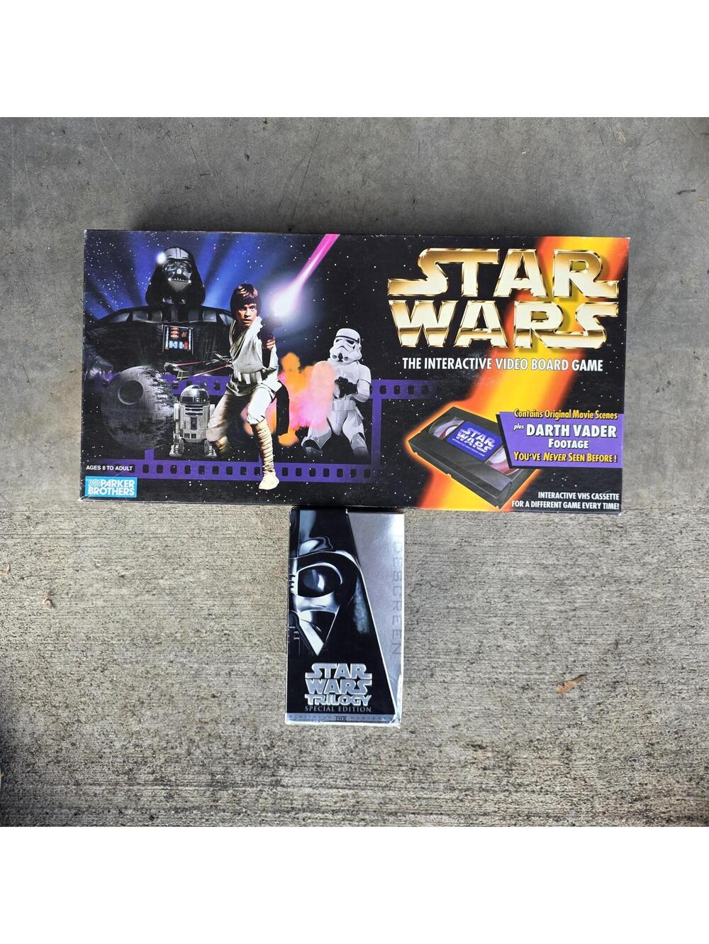 Star Wars Trilogy THX VHS set + Star War Interactive VHS VCR game